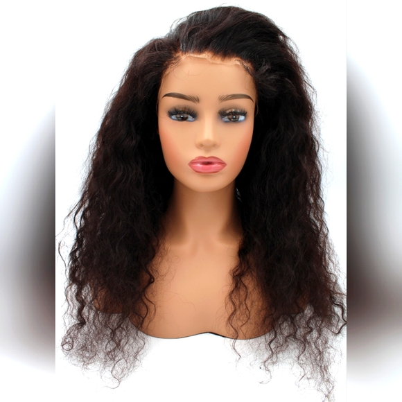 ymyhair Other - YMYHair Black Luxury Deep Wave Wig (24" / 250 Density / 360 Lace / Virgin Hair)